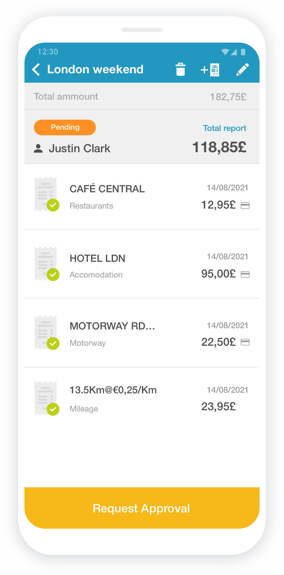 screenshot of Emburse Captio